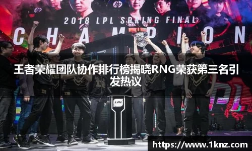 王者荣耀团队协作排行榜揭晓RNG荣获第三名引发热议